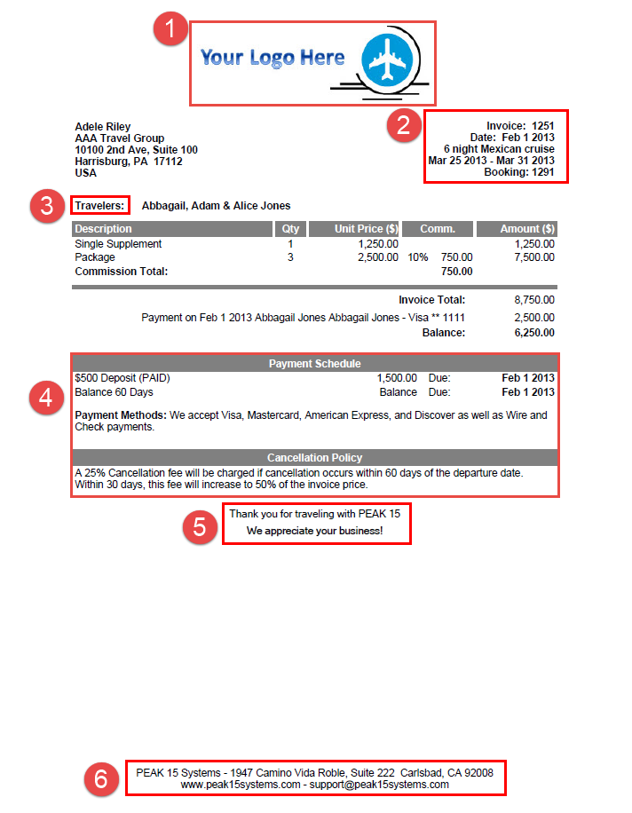Sysco Invoice Example Invoice Templates