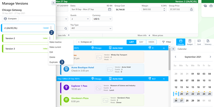 Version Control Panel